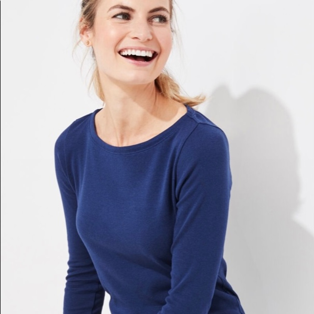 Vineyard Vines Boatneck 3/4 Sleeve Tee